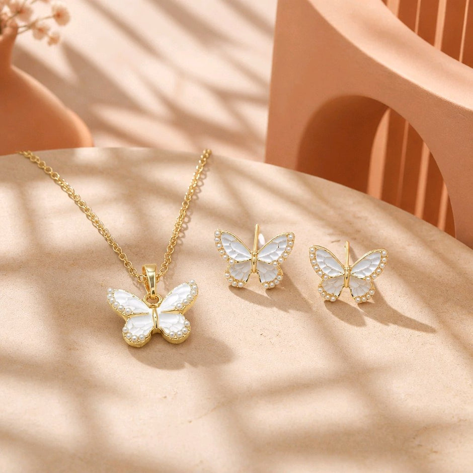 Dúo mariposa blanca