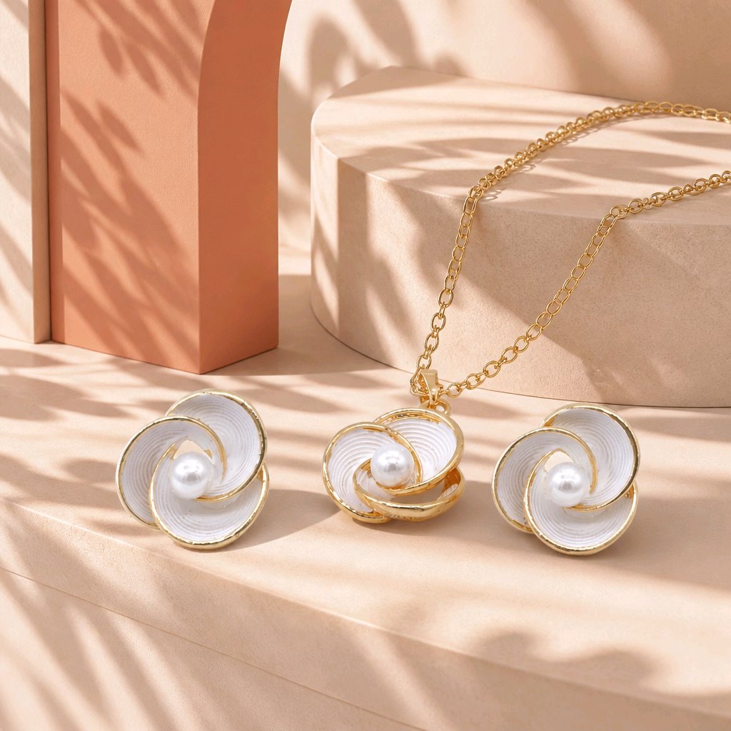 Dúo flor blanca