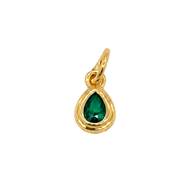 Dije mini gota esmeralda