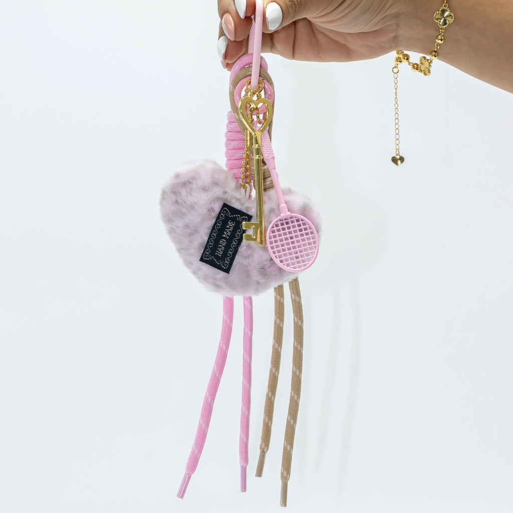 Llavero corazón peluche