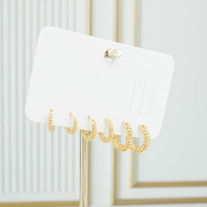 Orejera trío melcochita