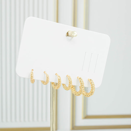 Orejera trío melcochita