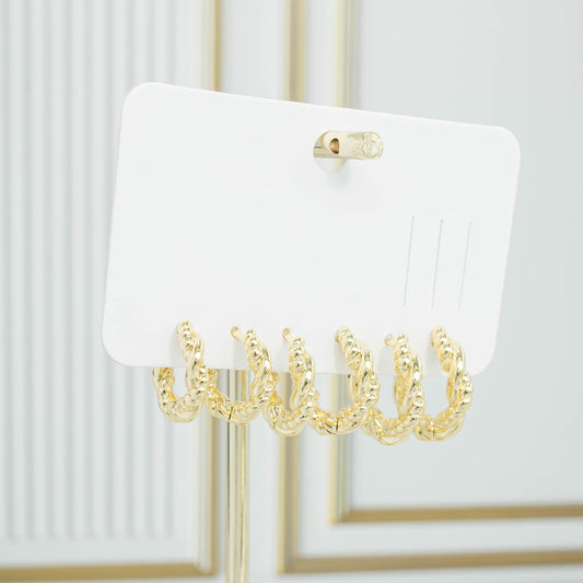 Orejera trío trenza