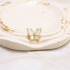 Broche mariposa nacar