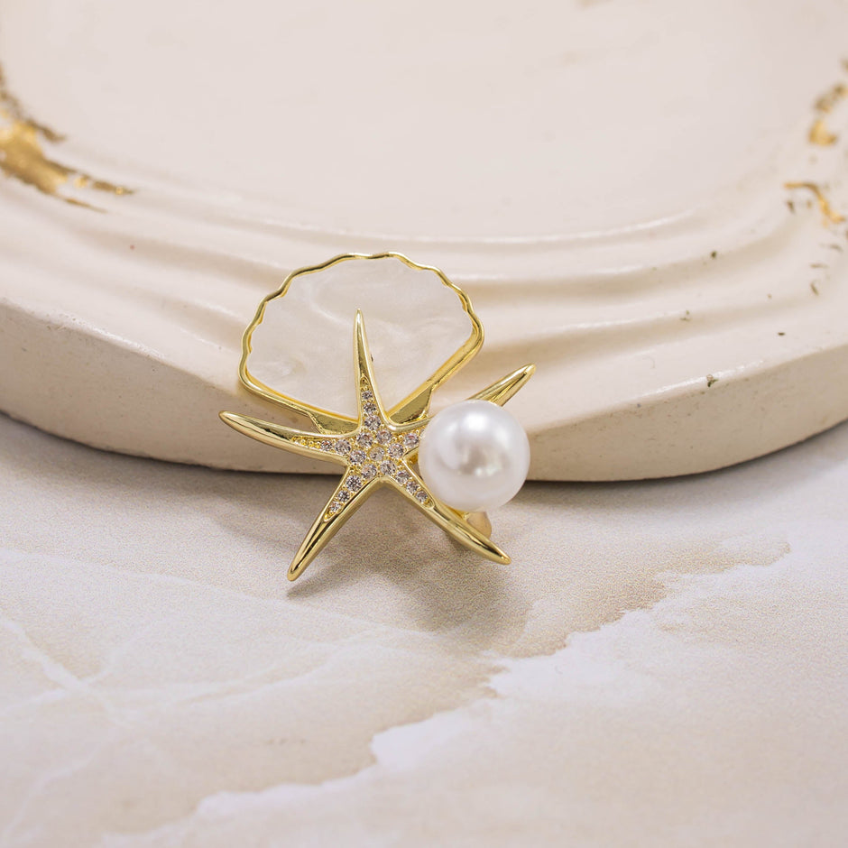 Broche concha nacar