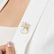 Broche concha nacar