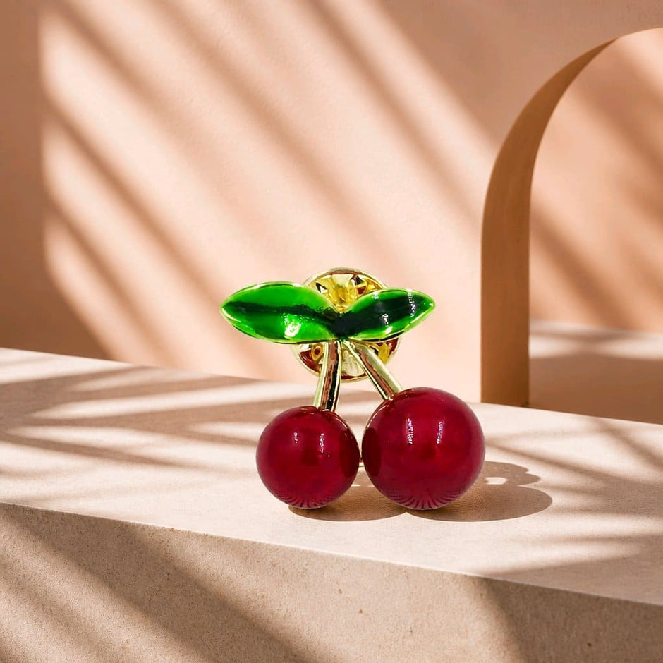 Broche maxi cereza