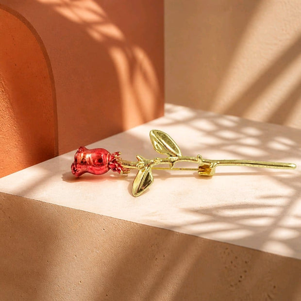 Broche rosa