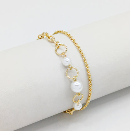 Pulsera tres perlas