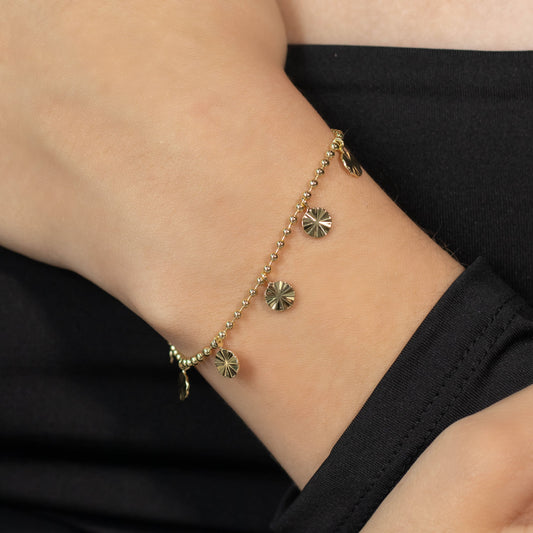 Pulsera dije aros diamantados
