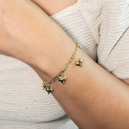 Pulsera corazones