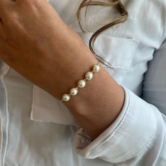 Pulsera perlas