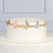 Pulsera tres oros mariposas