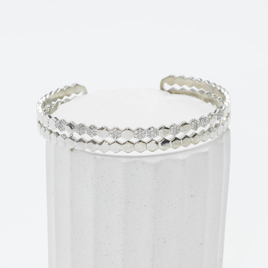 Pulsera aro microzircones P