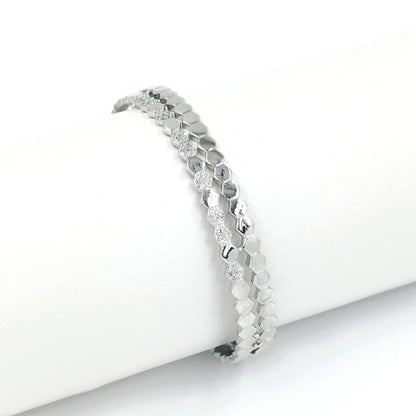Pulsera aro microzircones P