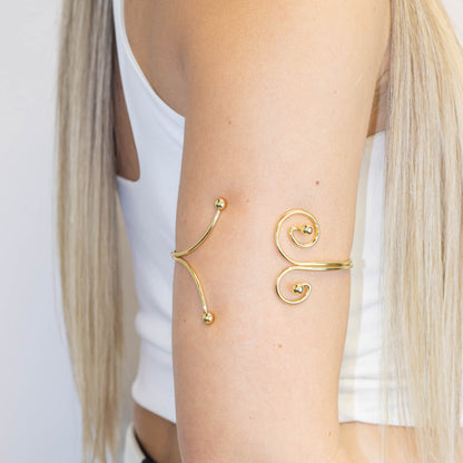 Brazalete brazalete espiral balín