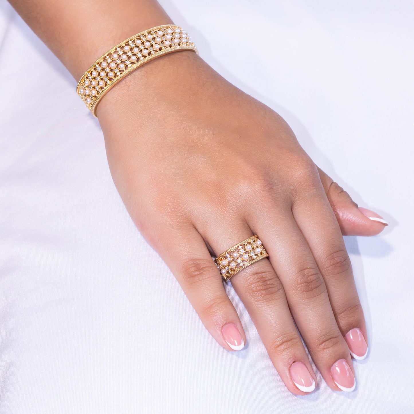 Set Pulsera perlas