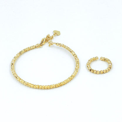 Set Pulsera diamantada