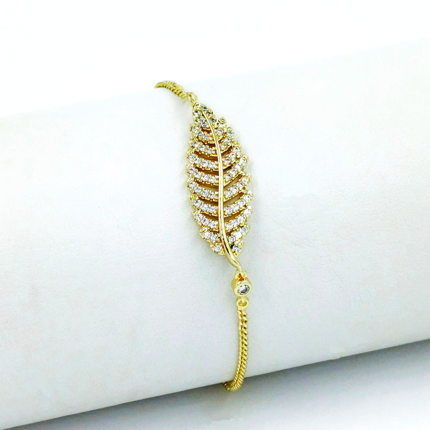 Pulsera espiga microzircon