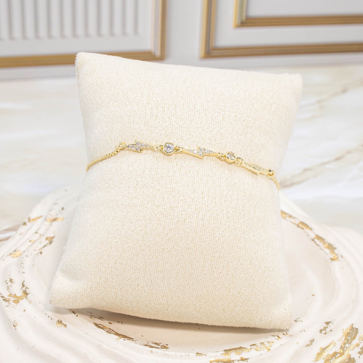 Pulsera graduable rayo