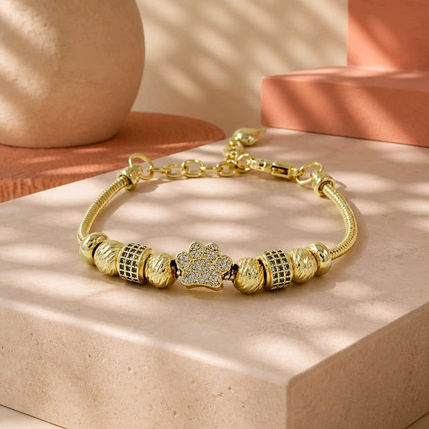 Pulsera huella-barril microzircón