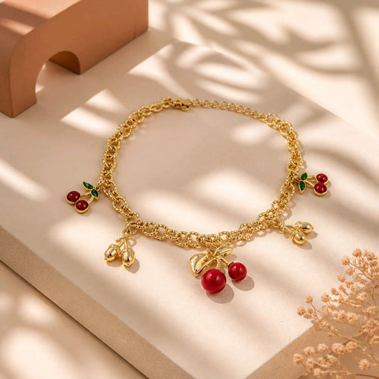 Pulsera cerezas