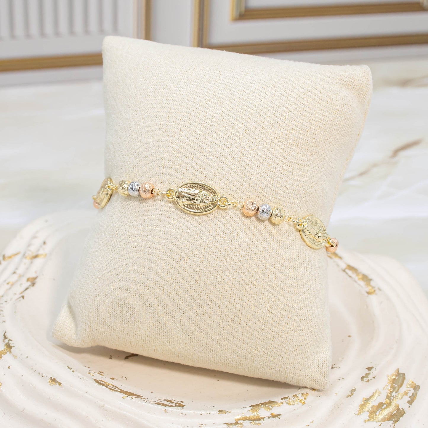 Pulsera 3 oros virgencitas
