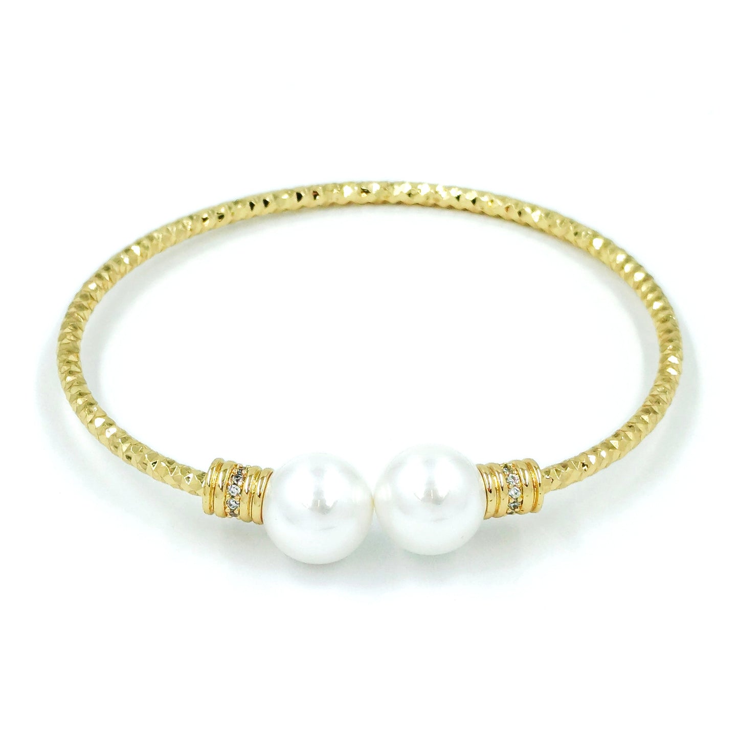 Pulsera aro perlas