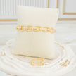 Pulsera + anillo set mini perlas
