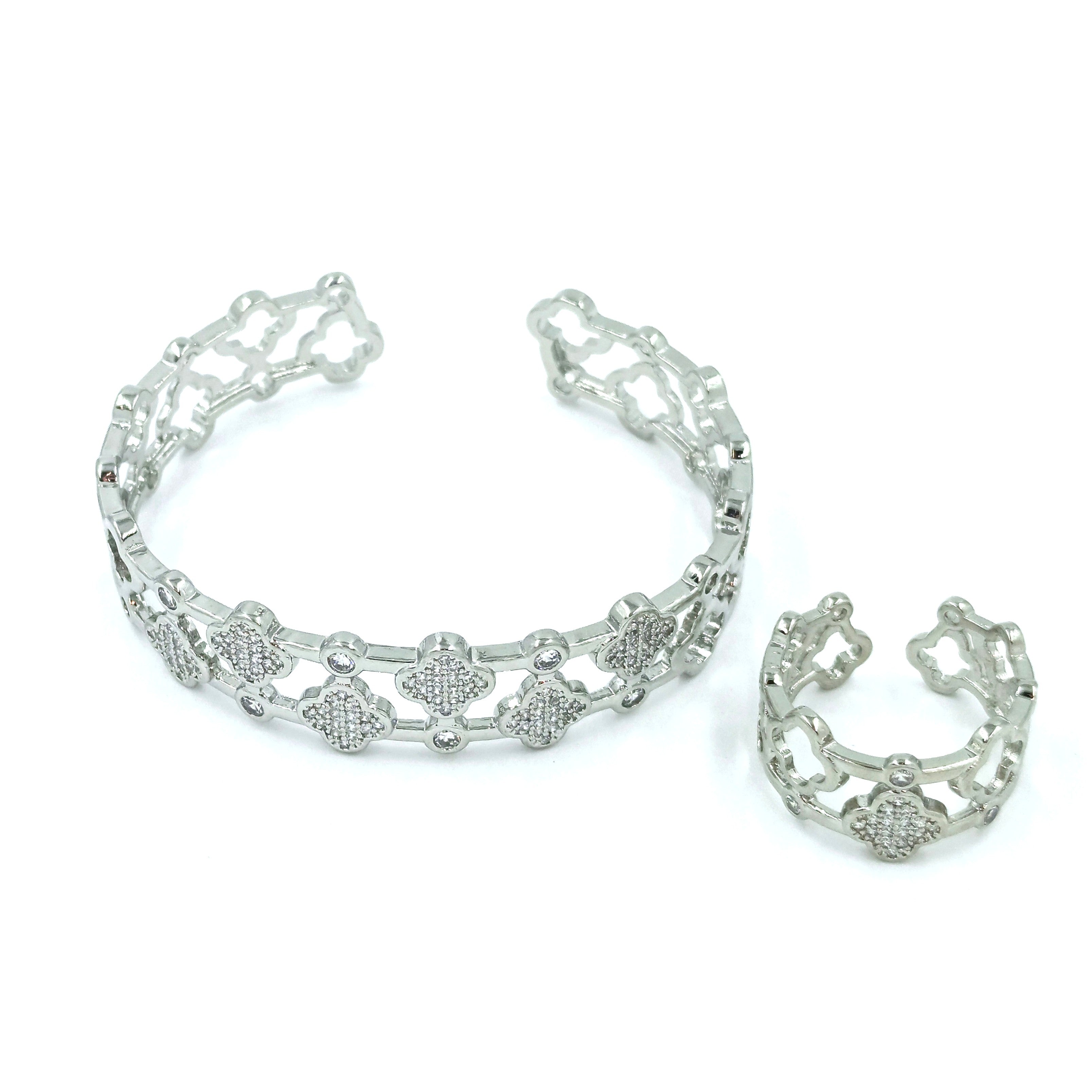 Pulsera + anillo set van cleef P