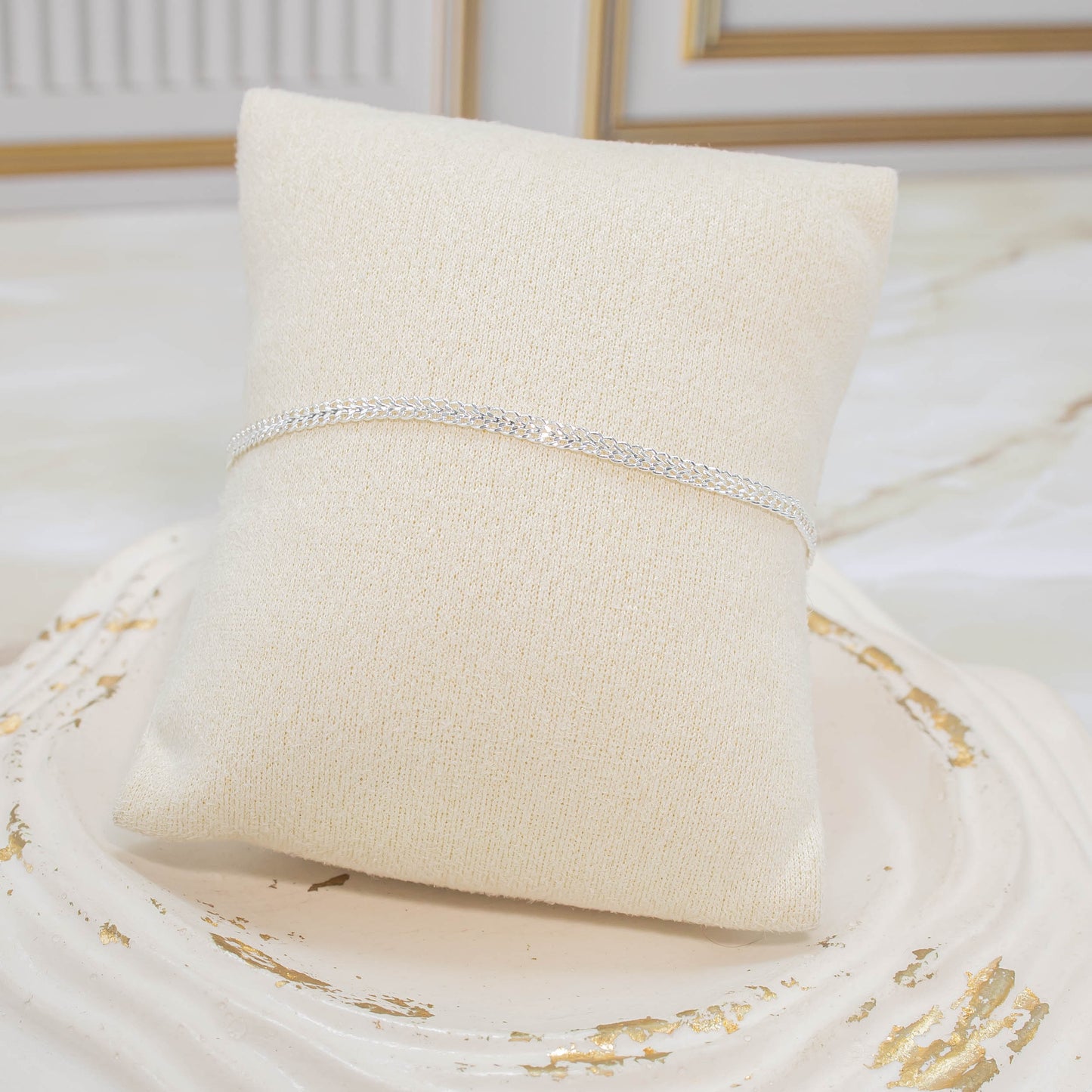 Pulsera chinesca plata