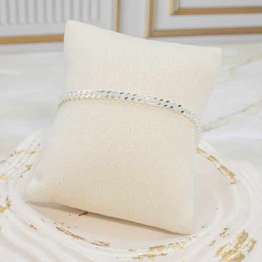 Pulsera cubana plata