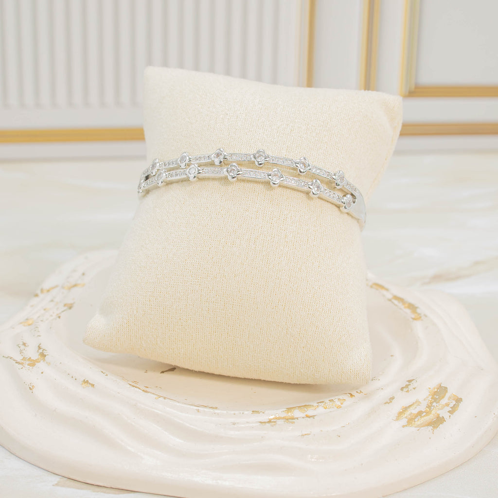 Pulsera aro zircones P