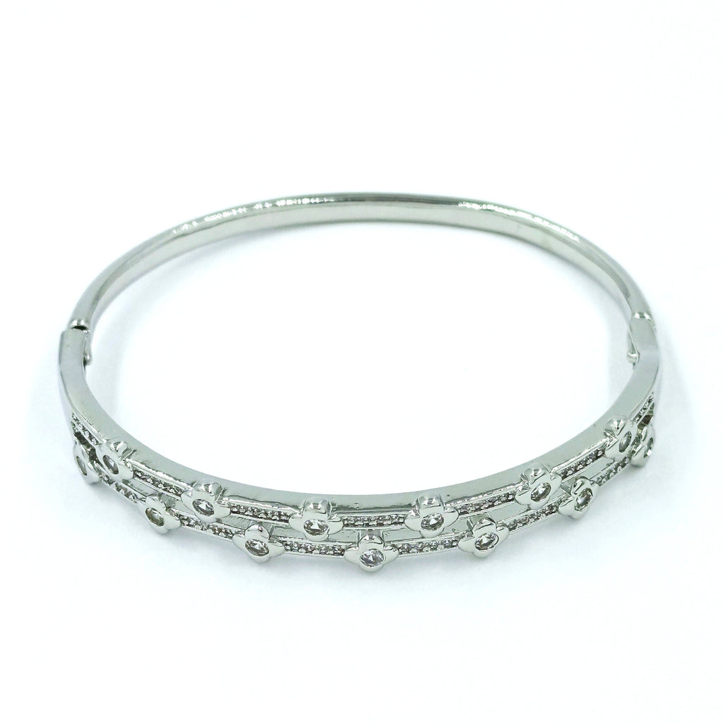 Pulsera aro zircones P