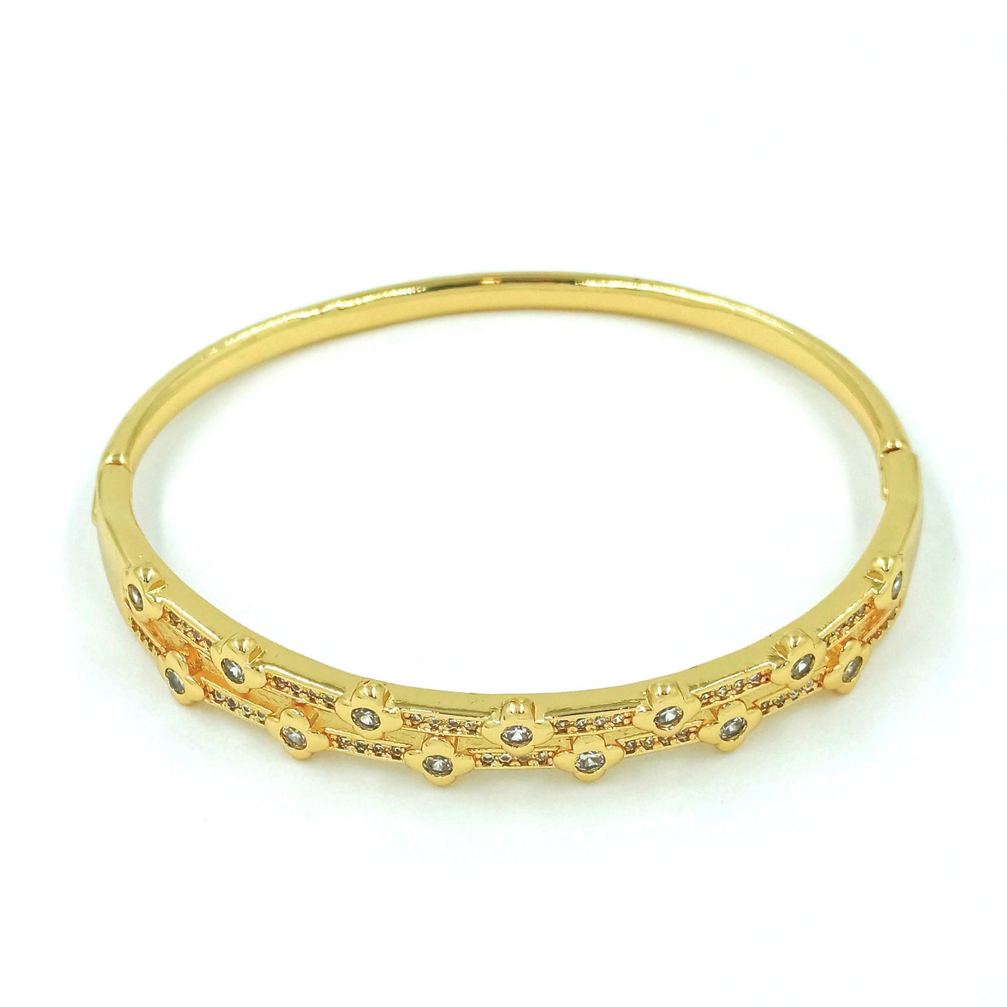 Pulsera aro microzircón