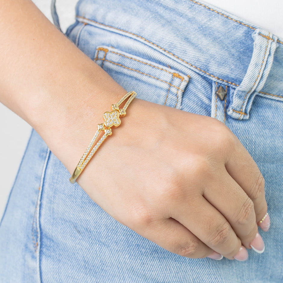 Pulsera aro microzircon van cleef