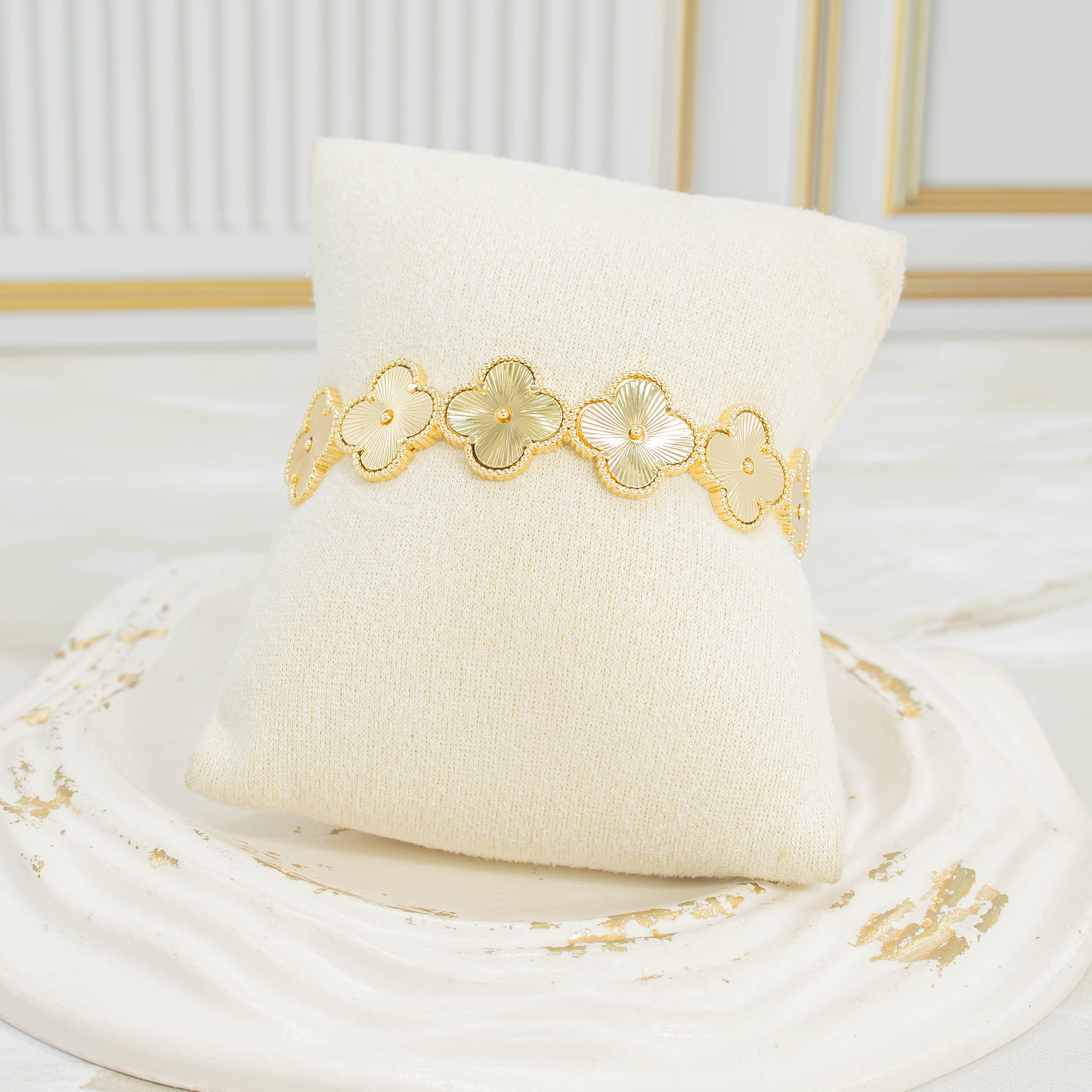 Pulsera aro van cleef diamantado