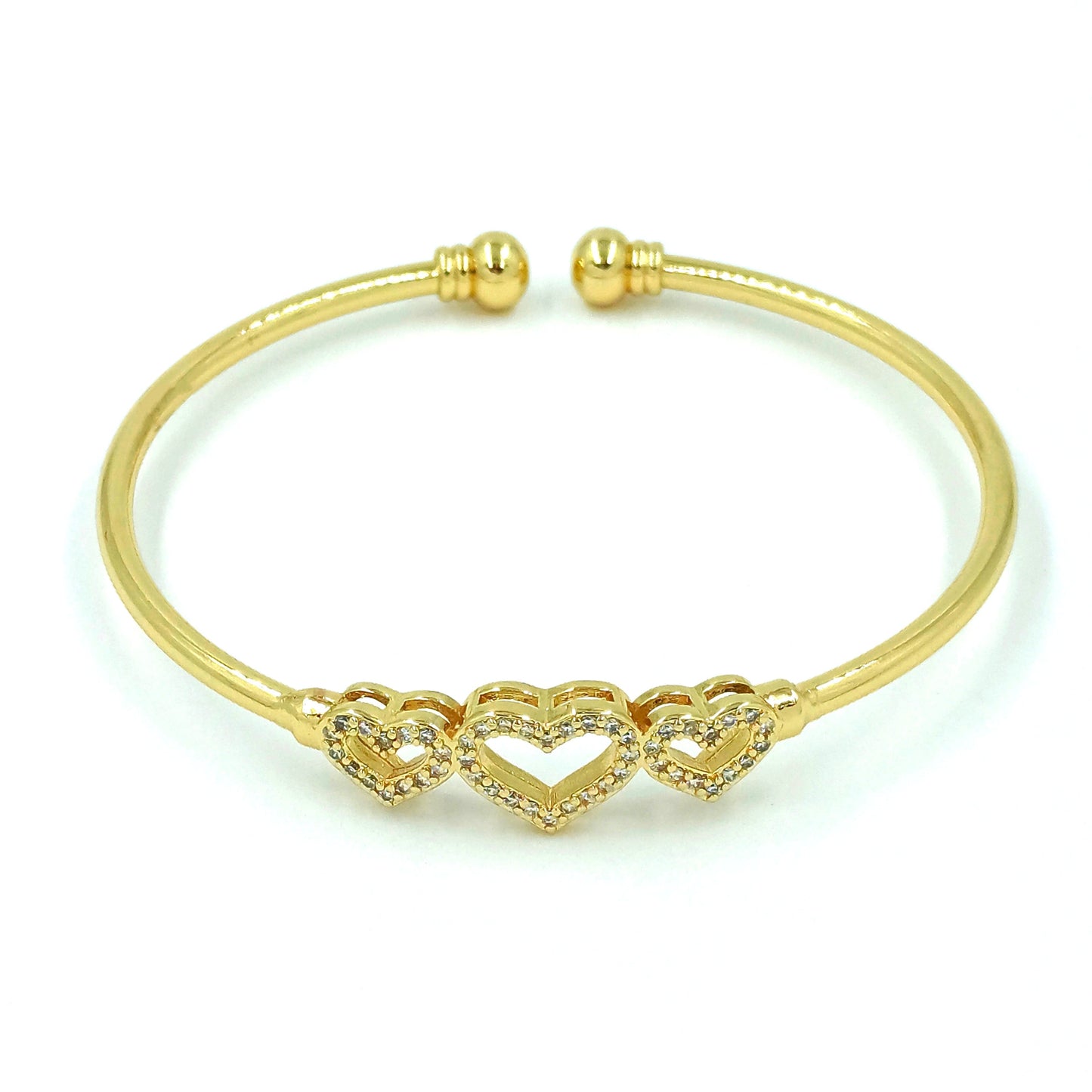 Pulsera aro corazónes