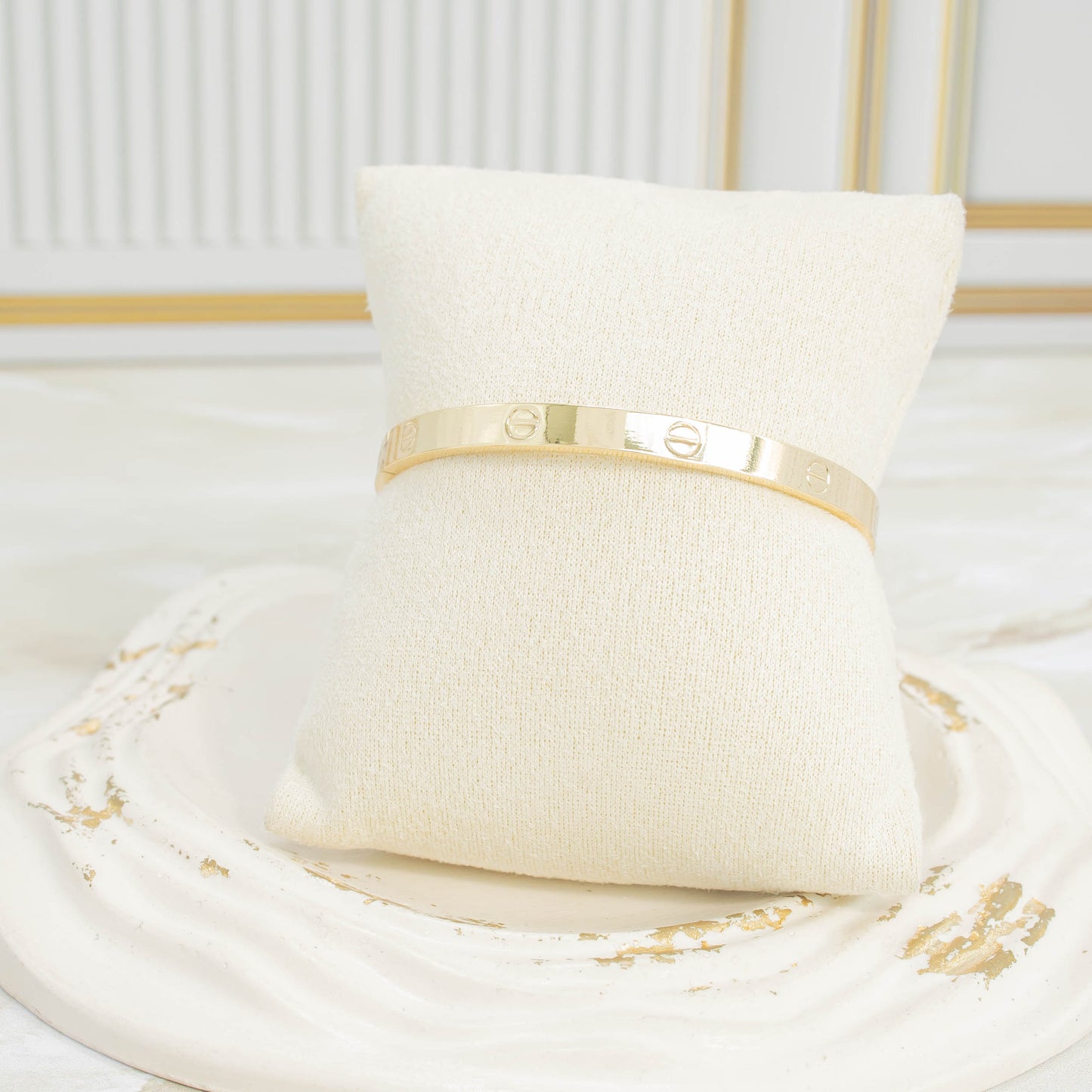 Pulsera aro cartier delgada