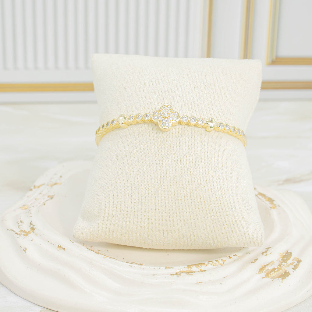 Pulsera aro zircon van cleef