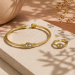 Pulsera + anillo niña ojo