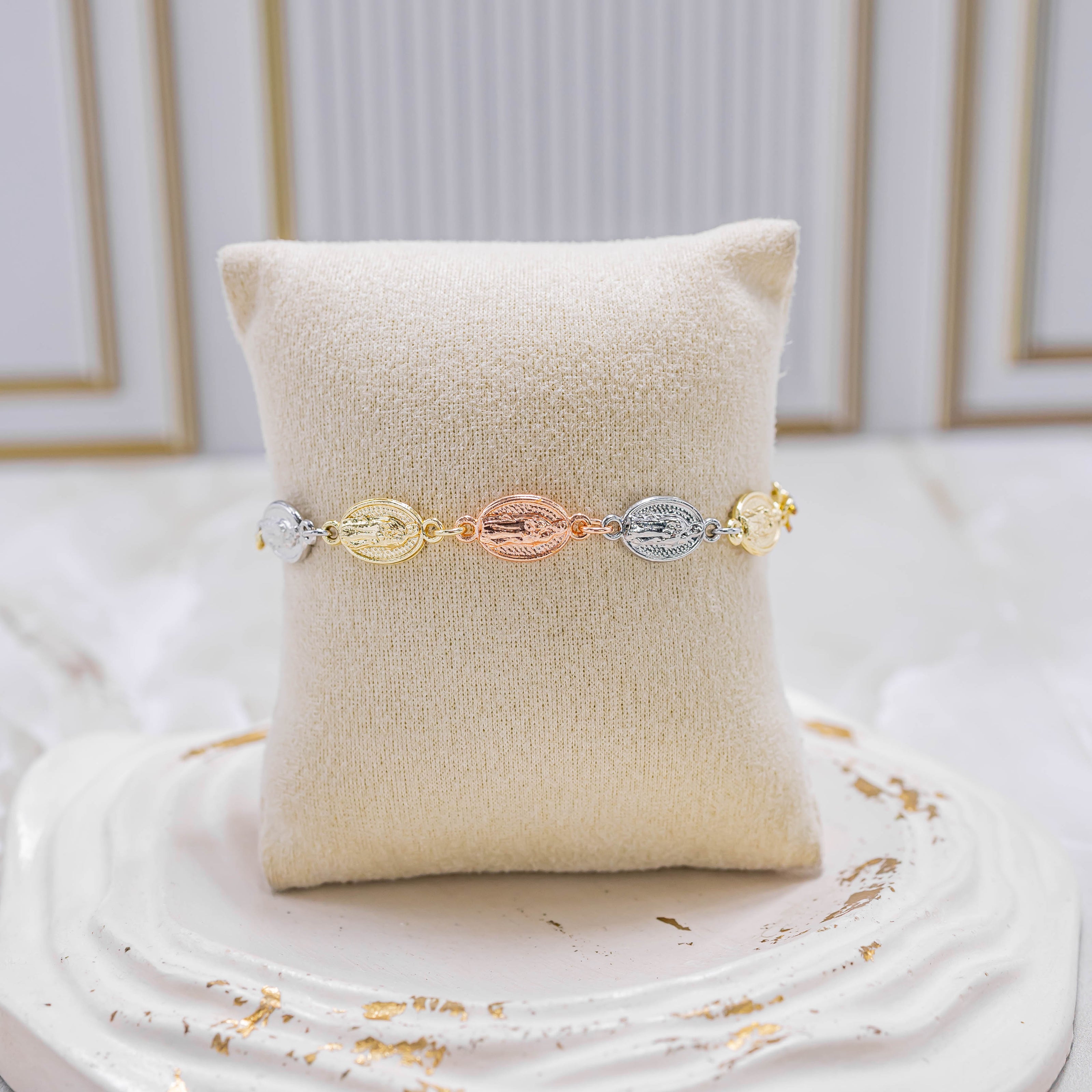 Pulsera 3 oros virgenes
