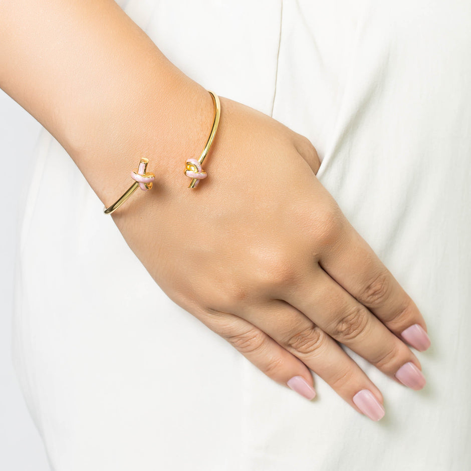 Pulsera nudo 3 oros