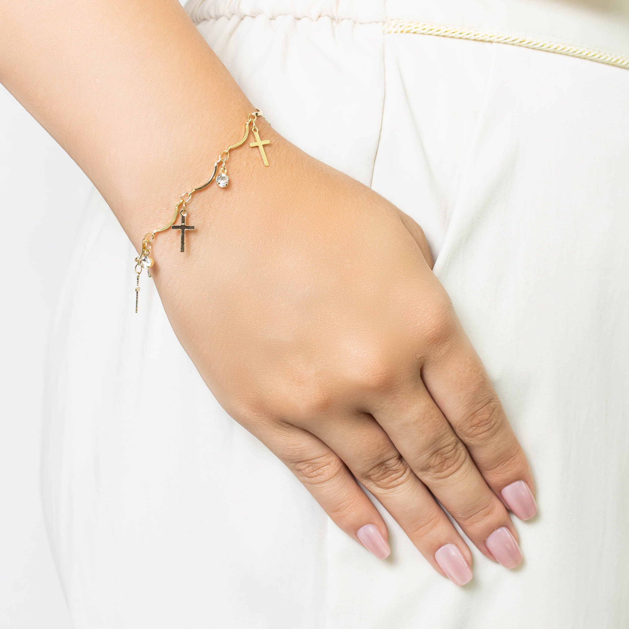 Pulsera dijes cruz
