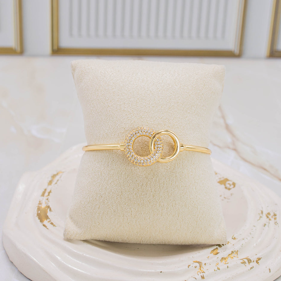 Pulsera aro micro zircón