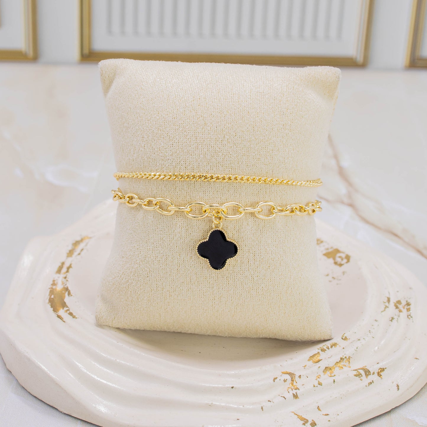 Pulsera van cleef negro