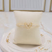 Pulsera aro corazón baguette