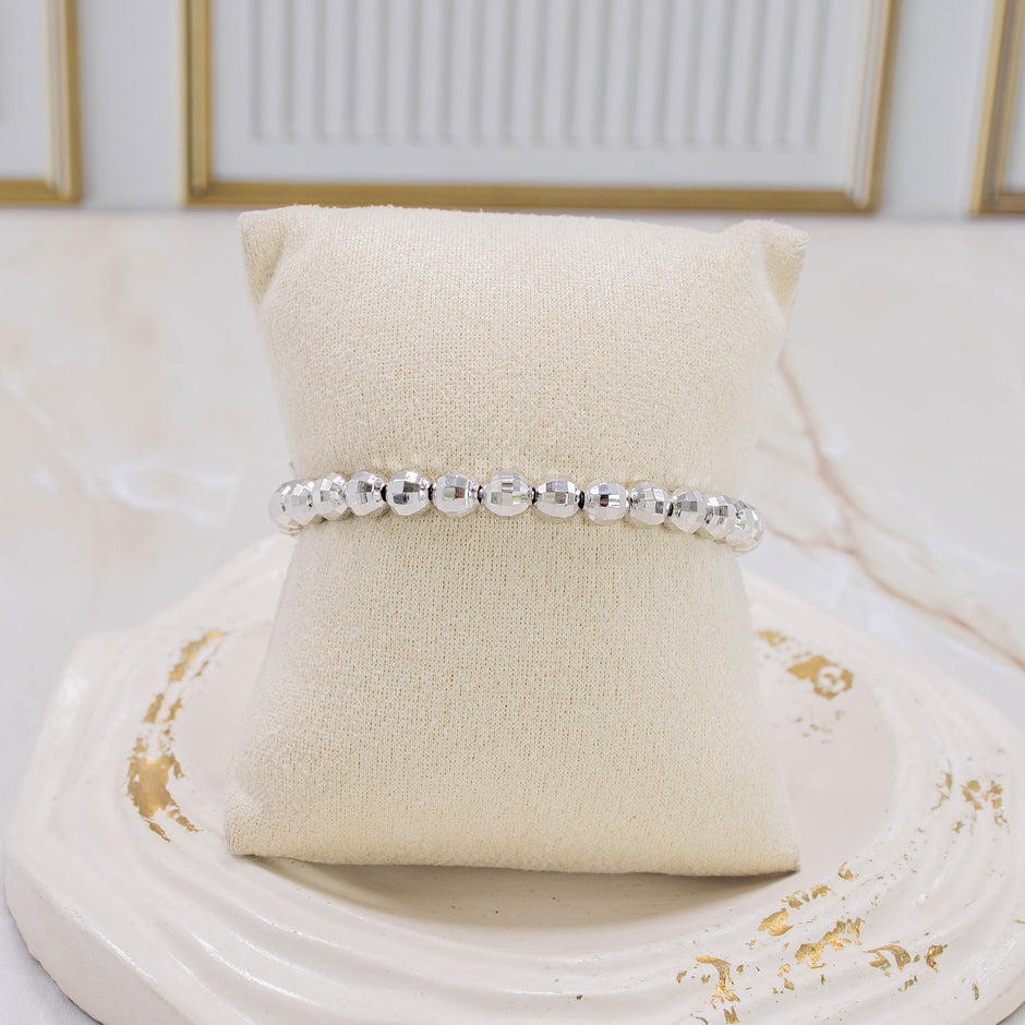 Pulsera balín diamantado P
