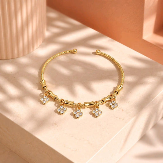 Pulsera aro dijes vancleef
