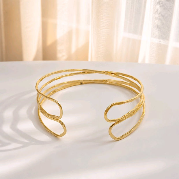 Pulsera brazalete doble